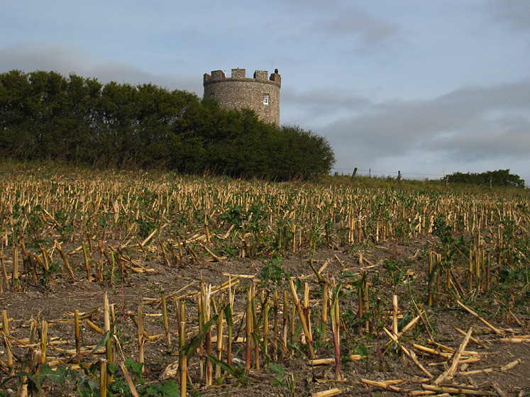 Saturday September 29th (2007) firle tower and corn field align=