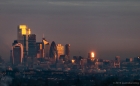 dawn over london