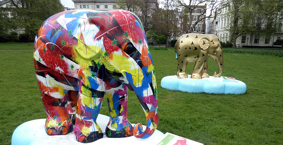 Sunday May 9th (2010) elephants in green park align=