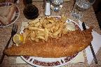 large cod and chips