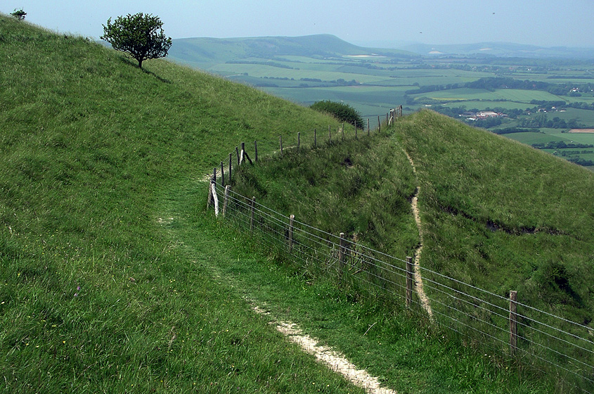 Sunday June 8th (2008) above the long man align=