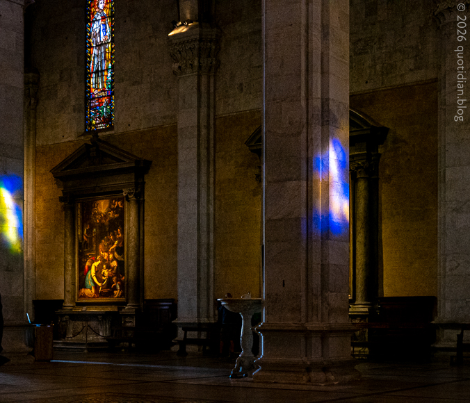 Thursday May 14th (2026) stained glass effect align=