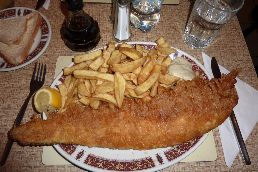 Tuesday December 20th (2011) large cod and chips align=
