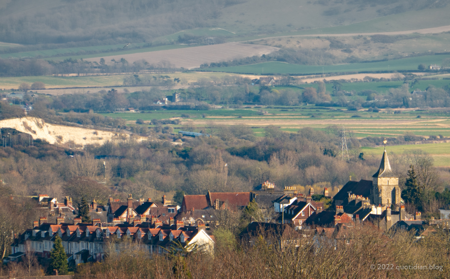 Saturday March 26th (2022) view towards beddingham align=