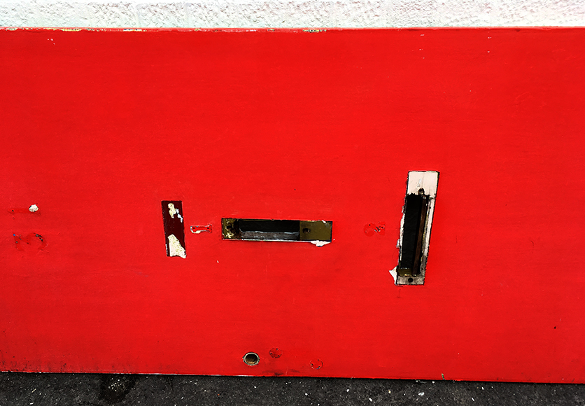 Monday July 30th (2018) discarded red door align=