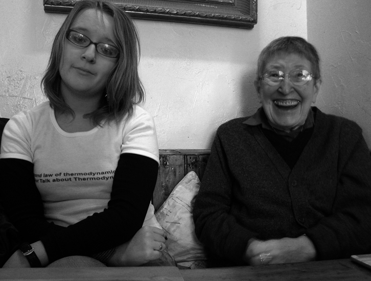Friday December 22nd (2006) grandaughter and grandmother align=