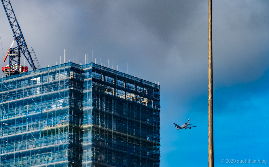 Monday February 17th (2020) crane - scaffold - plane - pole align=