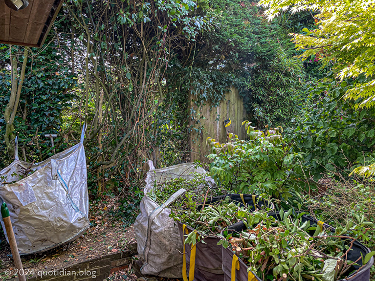 Saturday August 3rd (2024) four bags and half a dustbin align=