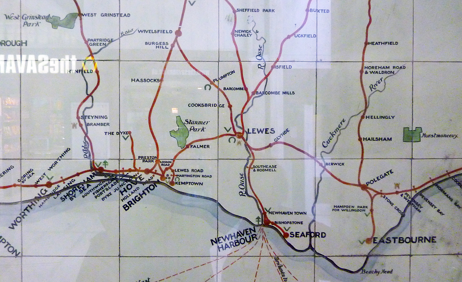 Wednesday May 7th (2014) southern railway map (detail) align=