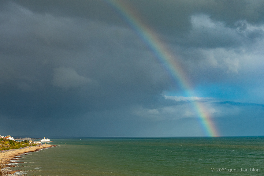 Sunday November 21st (2021) rainbow pier align=