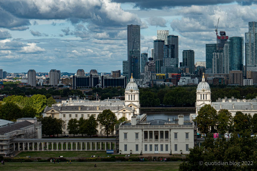 Sunday September 18th (2022) view from greenwich observatory align=