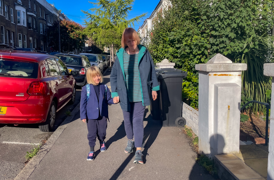 Wednesday September 9th (2026) walking to school