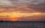 Tue 27th<br/>sunset in paros harbour