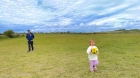 out on the field